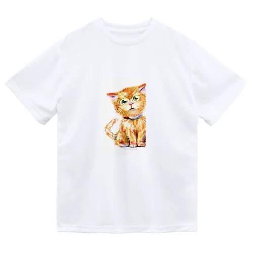 覗き見のネコ Dry T-Shirt