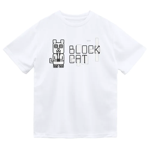 #BLOCKCAT（黒） ドライTシャツ