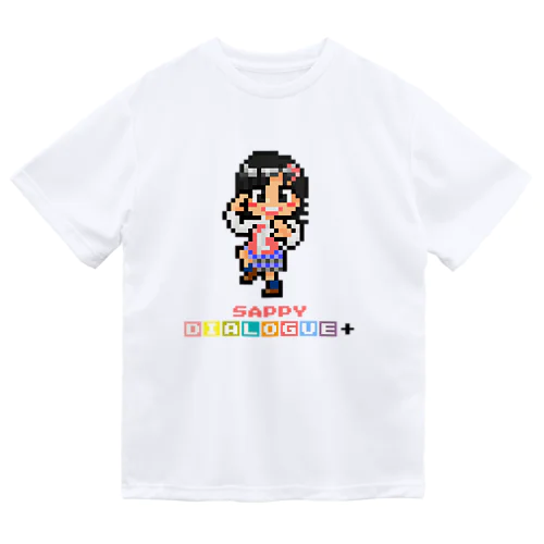 ドットDIALOGUE＋ さっぴ推しドライTシャツ(白) ドライTシャツ