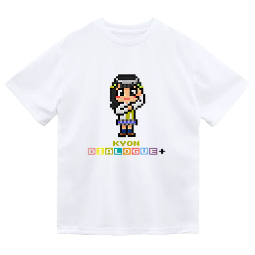 ドットDIALOGUE＋ きょん推しドライTシャツ(白) Dry T-Shirt