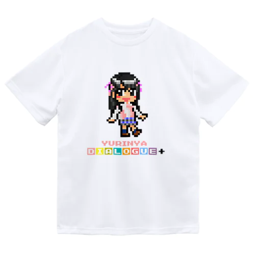 ドットDIALOGUE＋ ゆりにゃ推しドライTシャツ(白) ドライTシャツ