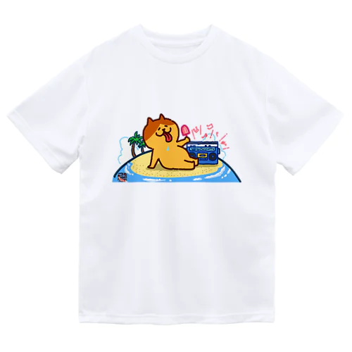 メタボ猫さんの夏休み ドライTシャツ