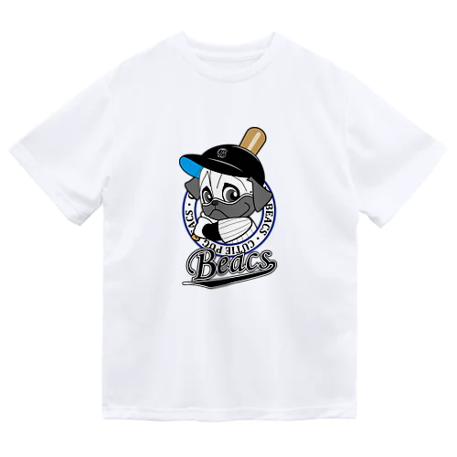 CutiePugBEACS baseball ドライTシャツ