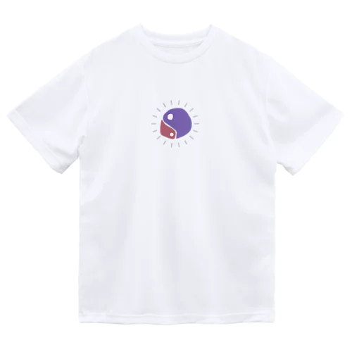 ゆるマガタマ（赤茶×紫） Dry T-Shirt