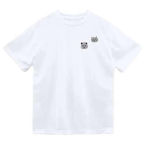 ネコとパンダ Dry T-Shirt