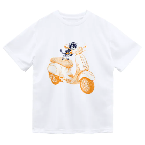 チワワのすっちゃんバイクに乗る Dry T-Shirt