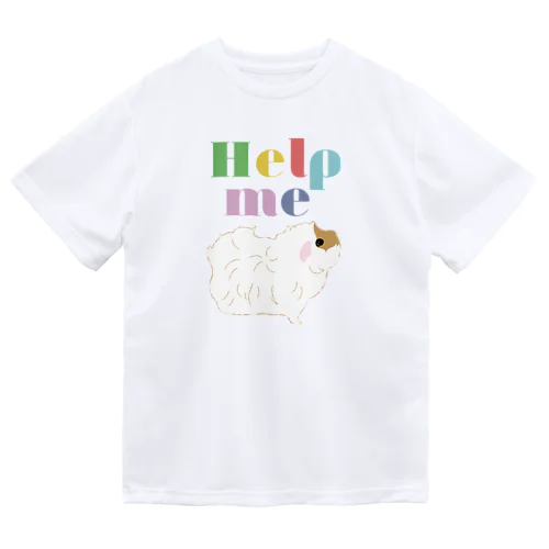 モルモットのもこ　HELP ME ドライ Tシャツ ドライTシャツ