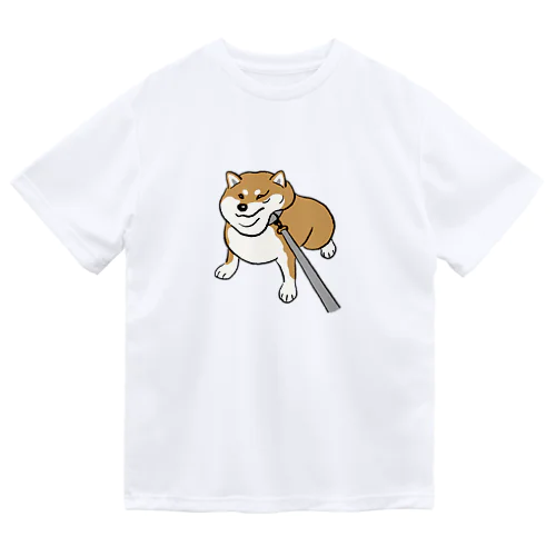 帰りたくない柴犬 ドライTシャツ