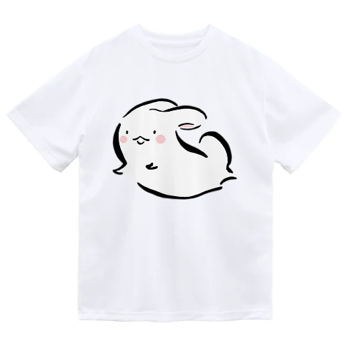 うさぎ　ジャーンプ！ ドライTシャツ