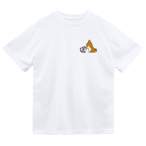 柴犬と子猫 Dry T-Shirt