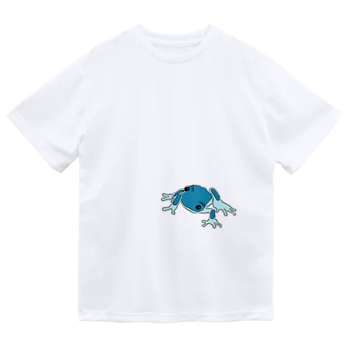 かしげるカエル２ ドライTシャツ