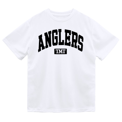 ANGLERS（ブラック文字・大） Dry T-Shirt