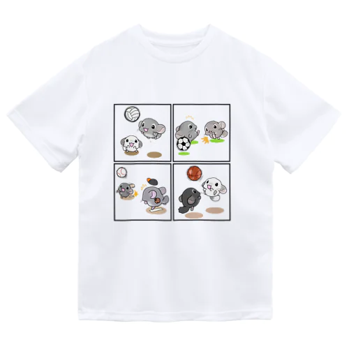 スポーツチンチラさん Dry T-Shirt