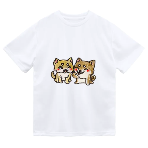 なかよし柴犬くん Dry T-Shirt