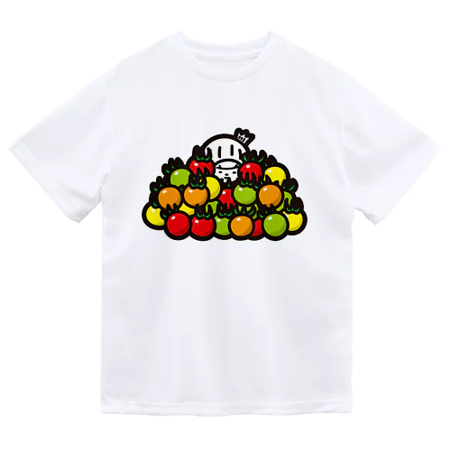 マイクロトマトときく ドライTシャツ
