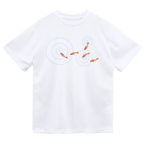 泳ぐ金魚 Dry T-Shirt