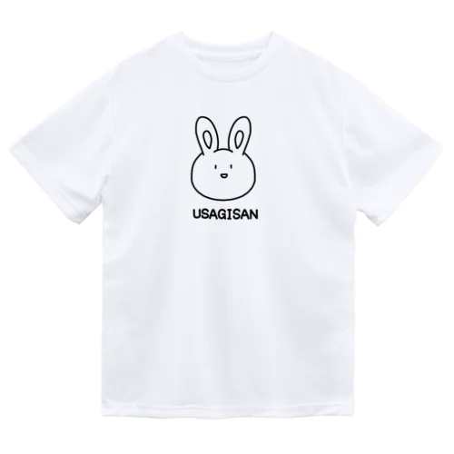 半笑いなうさぎさん ドライTシャツ