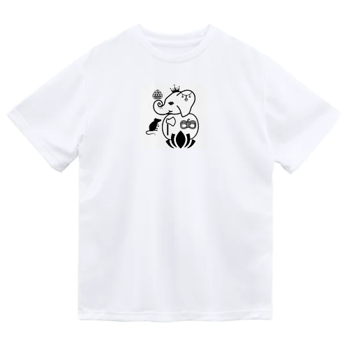 ガネーシャの伝心 Dry T-Shirt