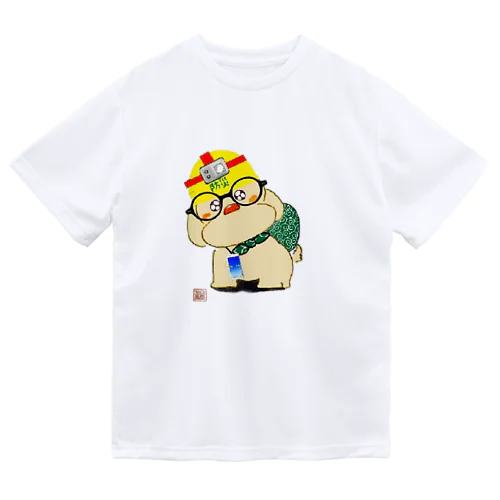 防災わんこ ドライTシャツ