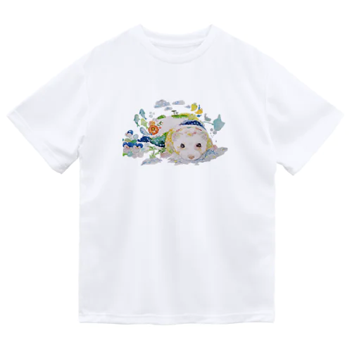 涼しげフェレットリクちゃん ドライTシャツ