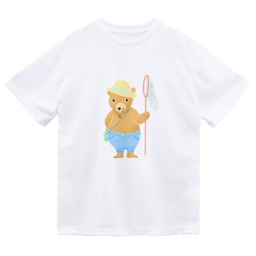 夏の虫とりクマさん Dry T-Shirt