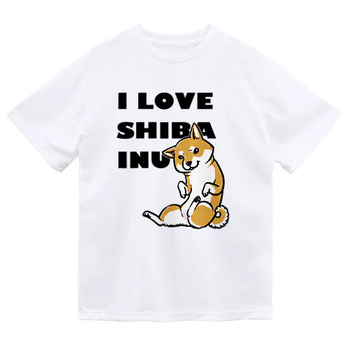 I LOVE SHIBA INU（新バージョン・赤柴） Dry T-Shirt