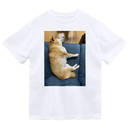 横犬 ドライTシャツ