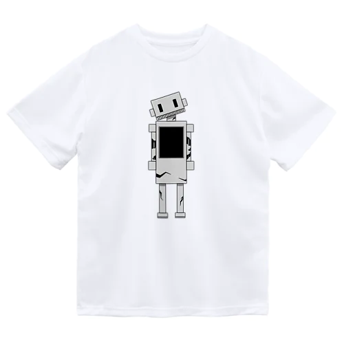 ひび割れロボット ドライTシャツ