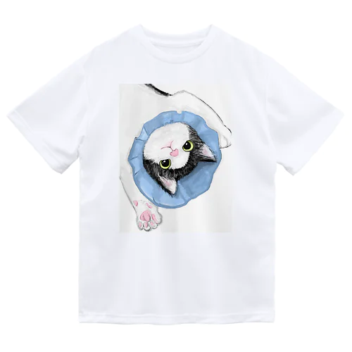 ハチワレ猫 Dry T-Shirt