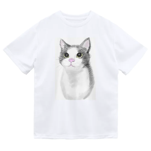 ハチワレ猫 Dry T-Shirt