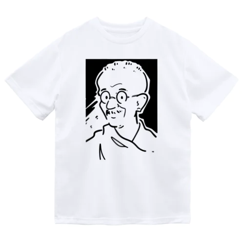 マハトマ・ガンディー(Mahatma Gandhi) Dry T-Shirt