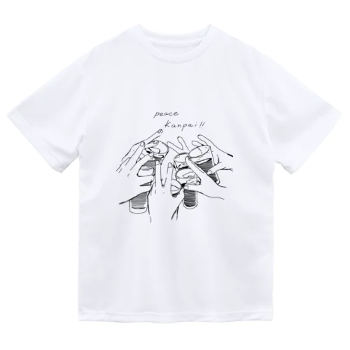 出前館創業者花蜜幸伸さんのPEACEKANPAI！プロジェクト Dry T-Shirt