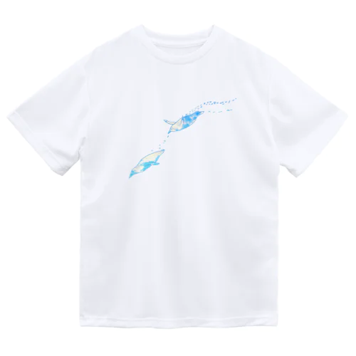 空を飛ぶように（文字なし） ドライTシャツ