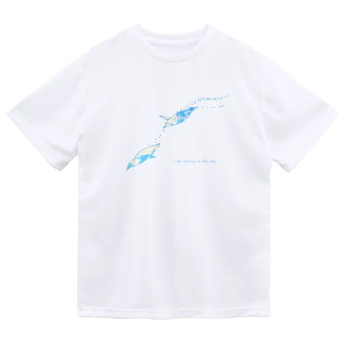 空を飛ぶように ドライTシャツ