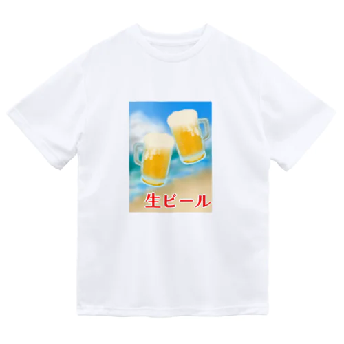 生ビール　ポスター風 Dry T-Shirt