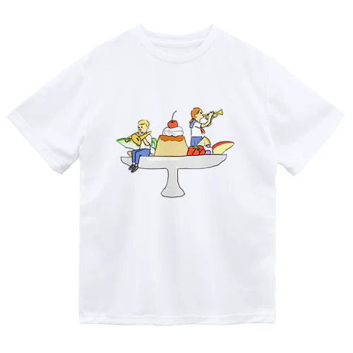 吹奏楽部とプリンアラモード ドライTシャツ