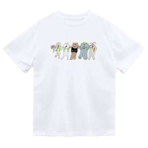 夏フェスモードのベロだし☆フレンズ ドライTシャツ