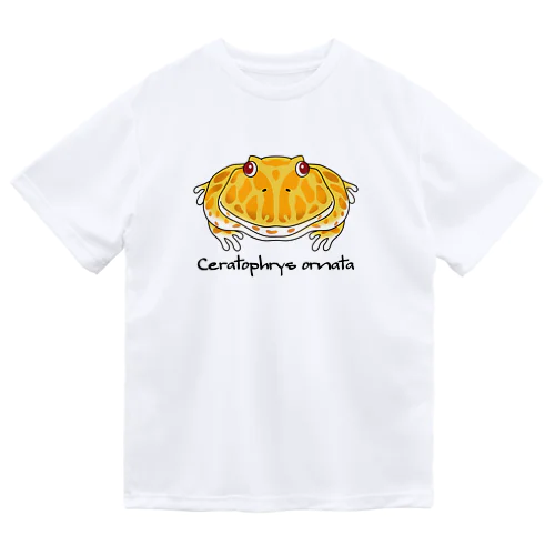 ベルツノガエル Ceratophrys ornata Dry T-Shirt