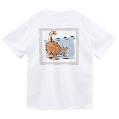 穴党のねこ Dry T-Shirt