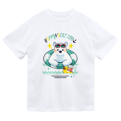 ハッピーVACATION ドライTシャツ