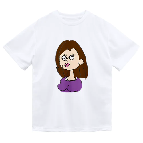 とぼける女 ドライTシャツ