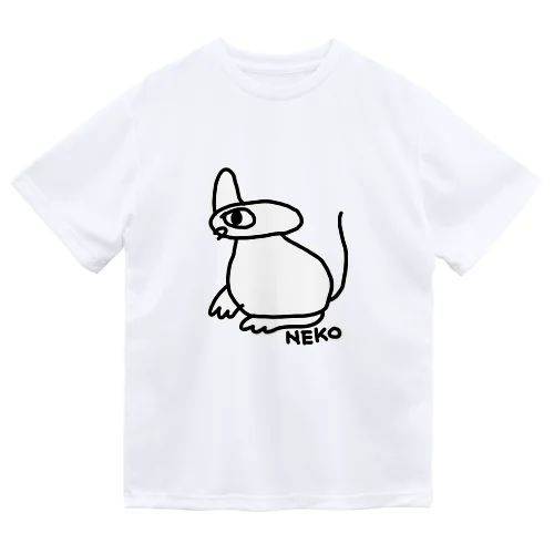 みくりやねこ(しろ) ドライTシャツ