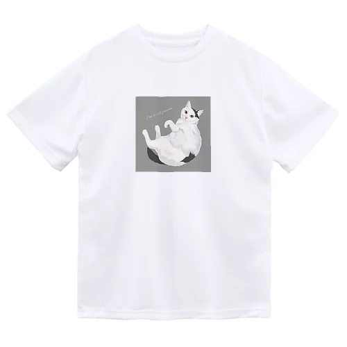 白黒ブチ猫 Dry T-Shirt