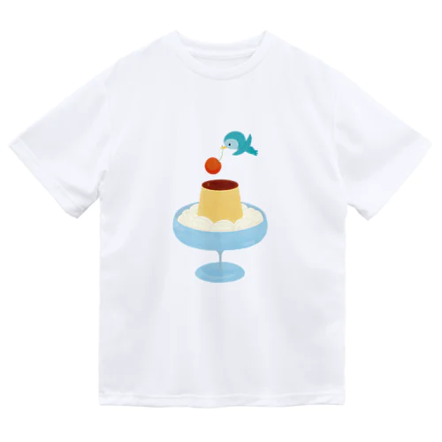 鳥プリン ドライTシャツ