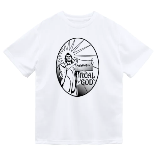 REAL GOD2H.T.(黒文字) Dry T-Shirt