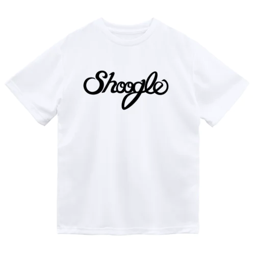 シューグル(Shoogle)ロゴ 黒字 ドライTシャツ