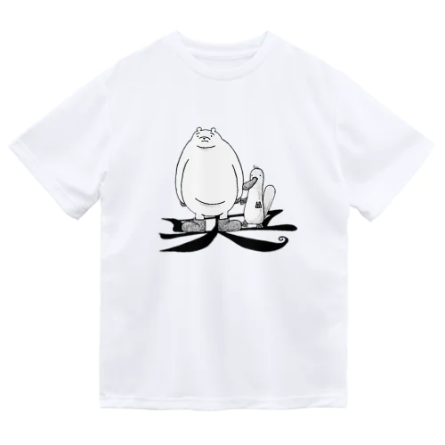 白くまとカモノハシ Dry T-Shirt