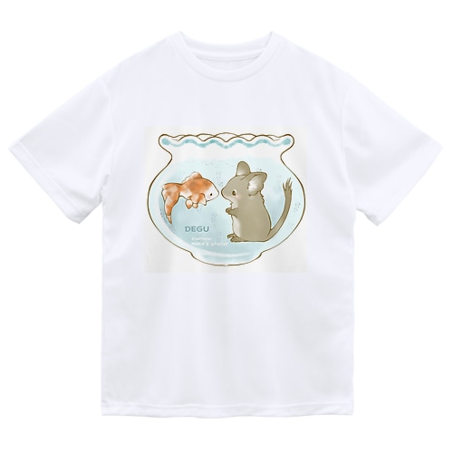 金魚とデグー Dry T-Shirt