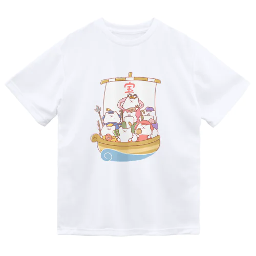 七福神にゃんこ Dry T-Shirt