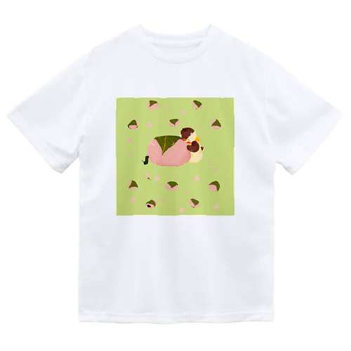 桜餅雀 Dry T-Shirt